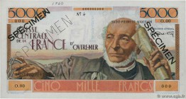 Country : SAINT PIERRE AND MIQUELON 
Face Value : 5000 Francs Schoelcher 
Date : (1946) 
Period/Province/Bank : Caisse Centrale de la France d'Outre-M...