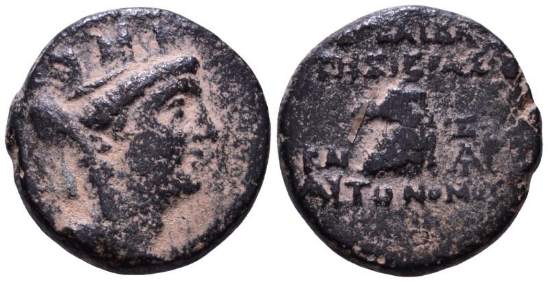 CILICIA. Aigeai circa 164-47 BC. AE 18mm, 6,12g *Repatinated*