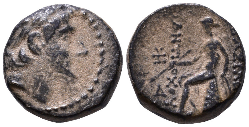 SELEUKID KINGDOM. Antiochos I Soter, 281-261 BC. AE 14mm, 3,62g *Repatinated*