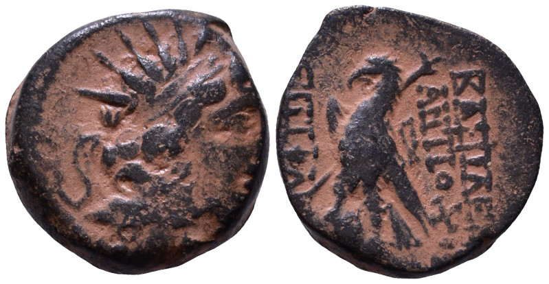 SELEUKID KINGDOM. Antiochos VIII Epiphanes (Grypos), 121/0-97/6 BC. AE 17mm, 5,8...