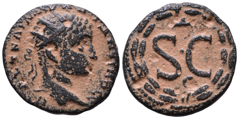 SYRIA. Seleucis and Pieria. Antioch. Elagabalus, 218-222 AD. Æ 17mm, 3,58g *Repa...