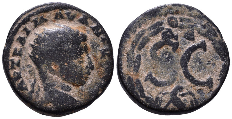 SYRIA. Seleucis and Pieria. Antioch. Elagabalus, 218-222 AD. Æ 18mm, 4,45g *Repa...