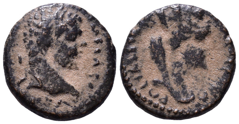 MESOPOTAMIA. Edessa. Caracalla, 198-217 AD. Æ 13mm, 2,05g *Repatinated*