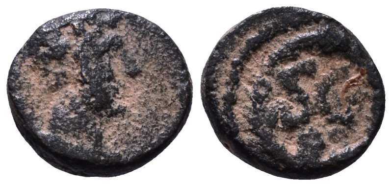 SYRIA, Seleucis and Pieria. Antioch. Hadrian, 117-138 AD. Æ 9mm, 0,93g *Repatina...