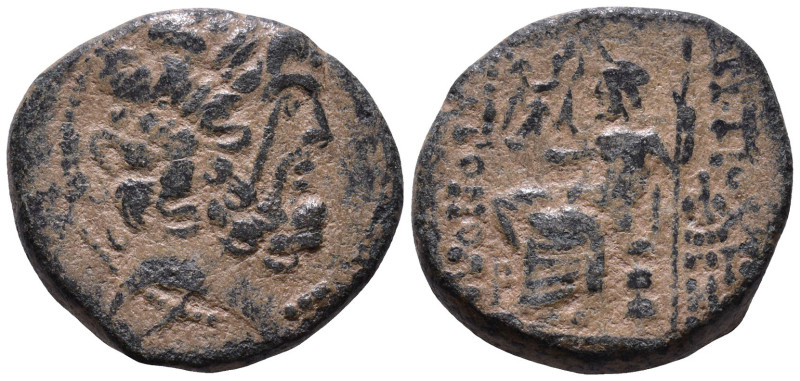 SYRIA, Seleucis and Pieria, Antioch. 1st century BC. Æ 19mm, 8,23g *Repatinated*...