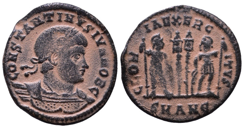 Constantine II, as Caesar AD 317-337. Æ 17mm, 2,11g *Repatinated*