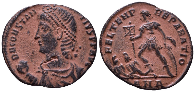 Constantius II AD 337-361. Æ 20mm, 2,57g *Repatinated*