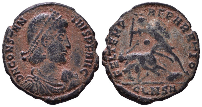 Constantius II AD 347-361. Æ 17mm, 2,51g *Repatinated*