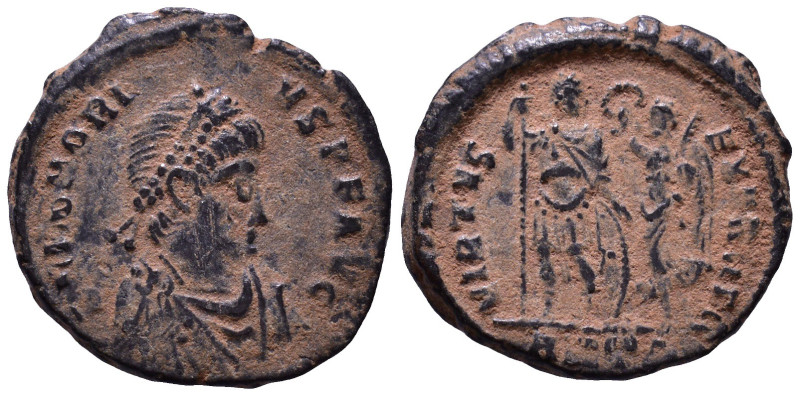 Honorius AD 393-423. Æ 18mm, 3,11g *Repatinated*