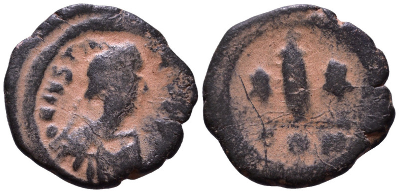 Alexius I Comnenus AD 1081-1118. Æ 19mm, 3,03g *Repatinated*