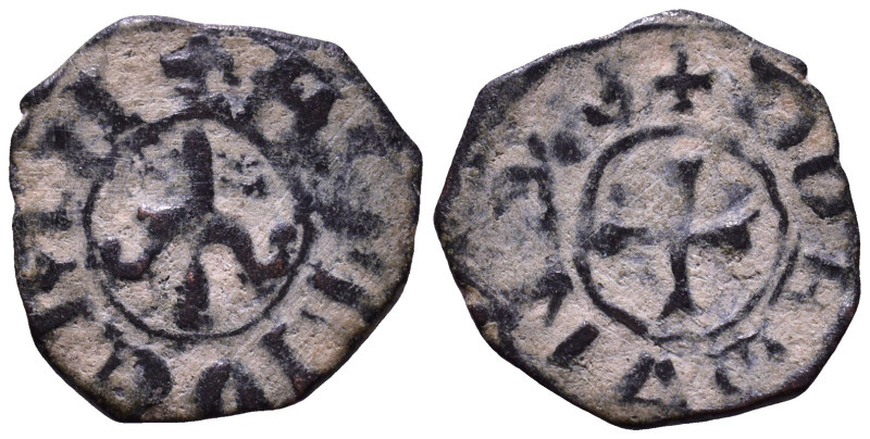 Principality of Antioch. Bohémond IV-V, 1233-1251. Æ Pougeoise 16mm, 1,07g *Repa...