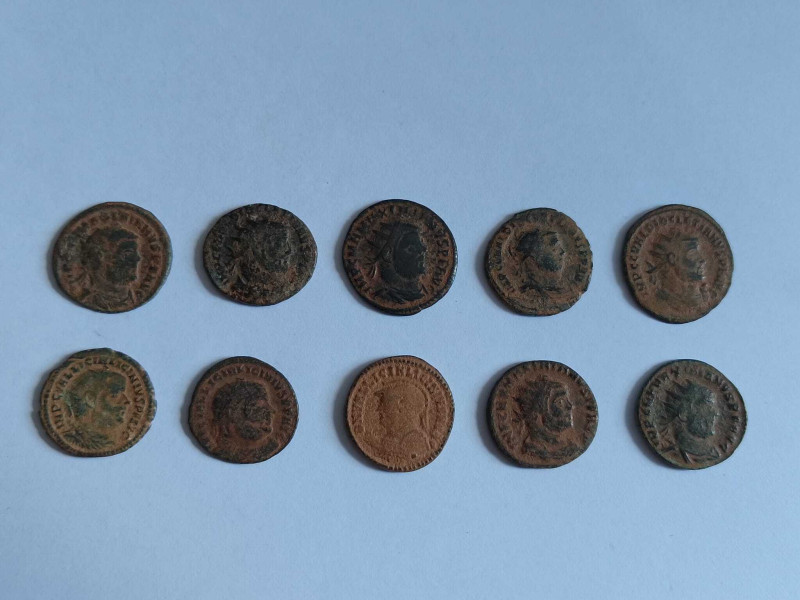 Lot of 10 Roman Coins *Sold as seen*