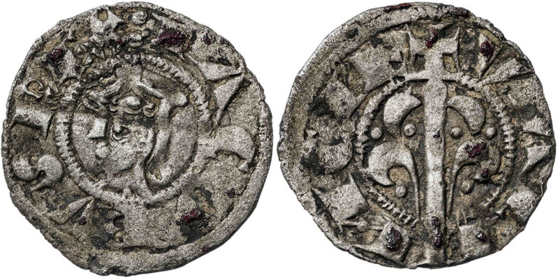 Jaume I (1213-1276). València. Diner. (Cru.V.S. 316) (Cru.C.G. 2130). Anv.: Bust...