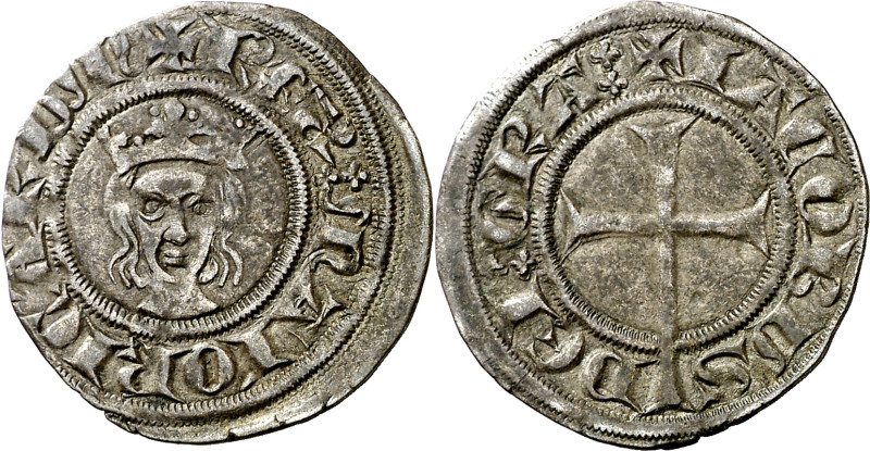 Jaume II de Mallorca (1276-1285/1298-1311). Mallorca. Dobler. (Cru.V.S. 541) (Cr...