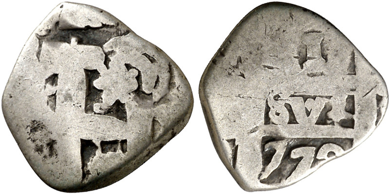 1772. Carlos III. Potosí. V-(Y). 1 real. (AC. 463). 2,48 g. BC.