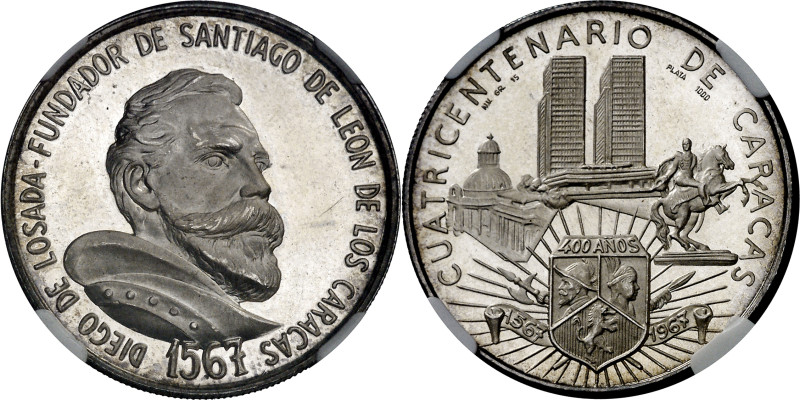 Venezuela. 1967. 400º Aniversario de la fundación de la ciudad de Caracas. En cá...