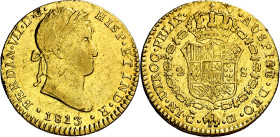 1813. Fernando VII. Cádiz. CI. 2 escudos. (AC. 1582). 6,75 g. MBC/MBC+.