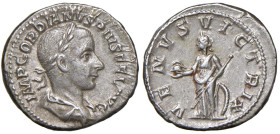 Gordiano III (238-244) Denario - Busto laureato a d. - R/ Venere stante a s. - RIC 131 AG (g 3,41)