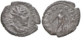 Postumo (260-268) Antoniniano (Colonia) Busto radiato a d. - R/ Ercole stante a d. - RIC 64 MI (g 2,69)