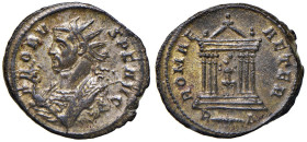 Probo (276-282) Antononiano - Busto togato a s. - R/ Tempio - RIC 187 MI (g 3,76)