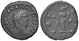 Carausio (287-293) Antoniniano (Camulodunum) Busto radiato a d. - R/ La Provvidenza stante a s. - RIC 347 AE (g 3,59)