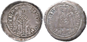 AQUILEIA Pietro Gerra Egizi da Ferentino (1299-1301) Denaro - Biaggi 159 AG (g 1,01) RR Sigillato qSPL da Massimo Malinpensa