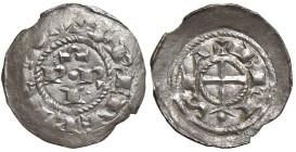 BRESCIA Comune (1254-1337) Denaro scodellato - MIR 108 AG (g 0,67) Ottima conservazione