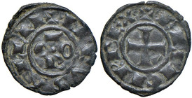 BRINDISI Corrado I (1250-1254) Denaro - MIR 301 MI (g 0,53)