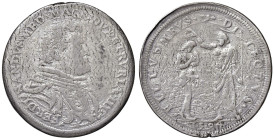 FIRENZE Ferdinando I (1587-1609) Piastra 1594 - MIR 224/7 AG (g 32,10) R Con cartellino da vecchia raccolta