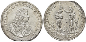 FIRENZE Cosimo III (1670-1723) Piastra 1677 - MIR 326/4 AG (g 31,23)