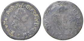 FIRENZE Francesco II (1737-1765) Crazia da 10 quattrini 1759 - MIR 366/2 CU (g 1,71) R Con cartellino da vecchia raccolta