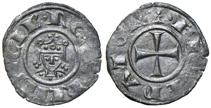 MESSINA Federico II (1197-1250) Denaro - MIR 92 MI (g 0,80) Bellissimo esemplare...