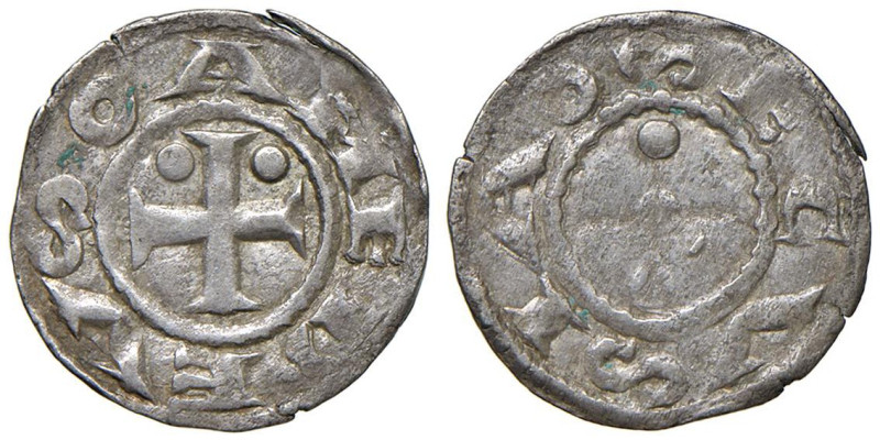 SAVOIA Amedeo III (1103-1148) Denaro secusino I Tipo - MIR 15a AG (g 1,01)

St...