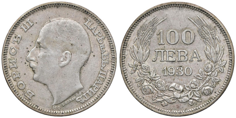 BULGARIA Boris III (1918-1943) 100 Leva 1930 - KM 43 AG (g 19,89)

Status: BB+