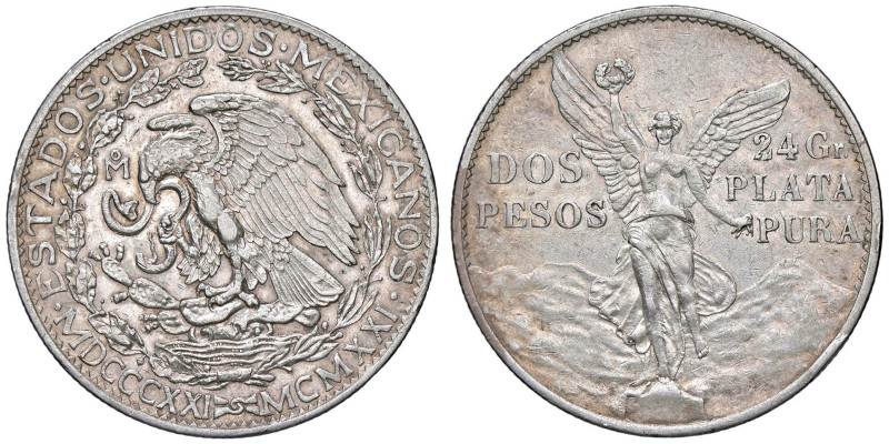 MESSICO 2 Pesos 1912 - KM 462 AG (g 26,55)

Status: BB