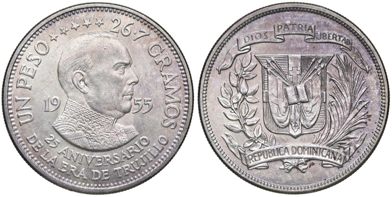 REPUBBLICA DOMINICANA Peso 1955 - KM 23 AG (g 26,62)

Status: SPL-FDC