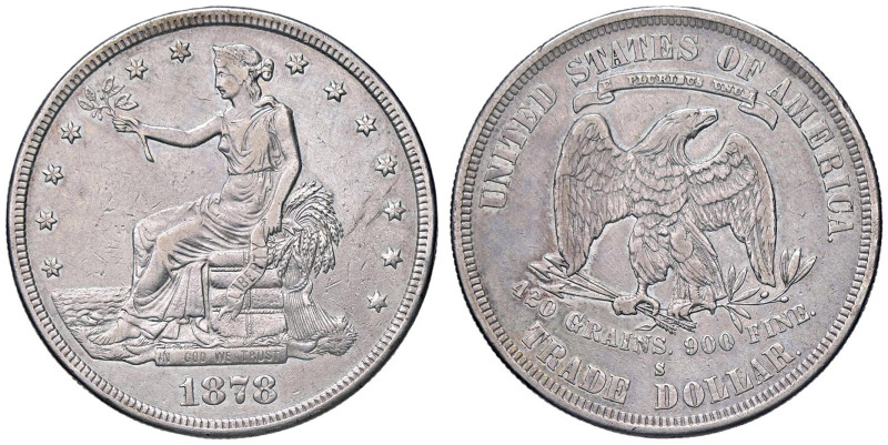 USA Trade dollar 1878 S - KM 108 AG (g 27,07)

Status: qBB