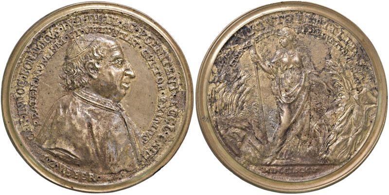 Innocenzo Buonamici (1691-1775) Medaglia 1775 per la morte del numismatico - Opu...