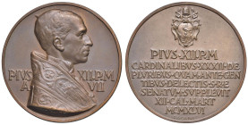 Pio XII (1939-1958) Medaglia 1946 Per il Concistoro del 1946 dell'Anno VII - Opus: A. Mistruzzi - AE (g 21,4 - Ø 36,5 mm)