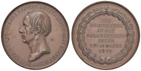 AUSTRIA. Francesco I (1768-1835) Medaglia 1835 per la morte dell'Imperatore, medaglia ricordo della serie degli uomini illustri autriaci - Opus: Brand...