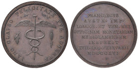 AUSTRIA. Francesco I d'Austria e Re del Lombardo Veneto (1815-1835) Medaglia coniata 1816 Visita alla zecca di Milano il 17 Febbraio - Opus: attribuit...