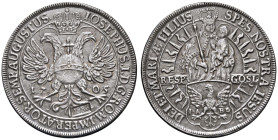 AUSTRIA. Giuseppe I d'Austria Medaglia copia 1988 Del Tallero del 1705. Produzione moderna datata al diritto senza firma - MA (g 23 - Ø 40,5 mm)