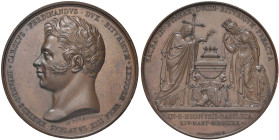 FRANCIA Carolus Ferdinandus Medaglia 1820 Opus: Caquè AE (g 68 - Ø 50,5 mm)