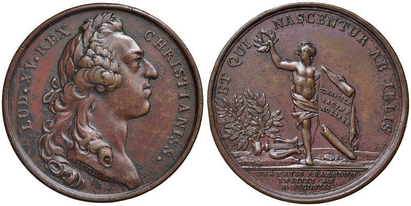 FRANCIA Ludovico XV Medaglia 1758 Opus: Duvivier AE (g 35 - Ø 42 mm)

Status: ...