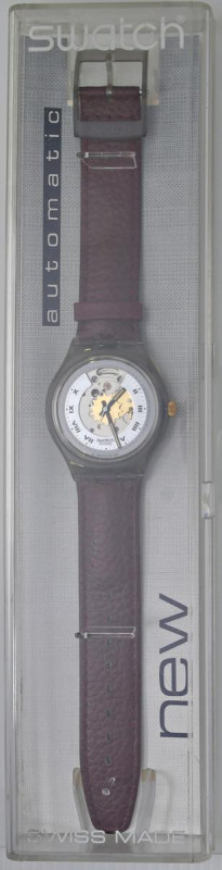 SWATCH CARICA AUTOMATICA. SAM100 1991 RUBIN. Variante senza la scritta "Tenty th...