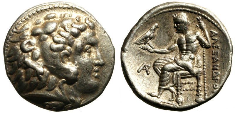 MACEDONIA. Alessandro III il Grande (330-320 a. C.) Tetradracma per Biblos (g. 1...