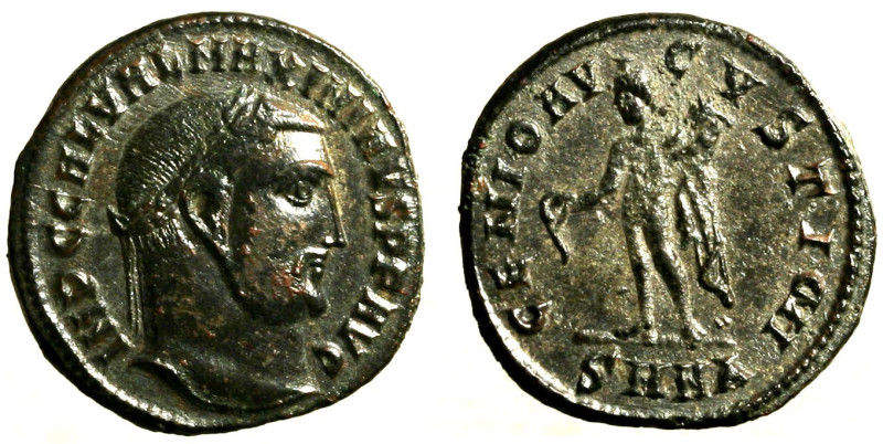 MASSIMINO II (310-311). Follis per Nicomedia (g. 5,54) MP C GAL VAL MAXIMINVS P ...