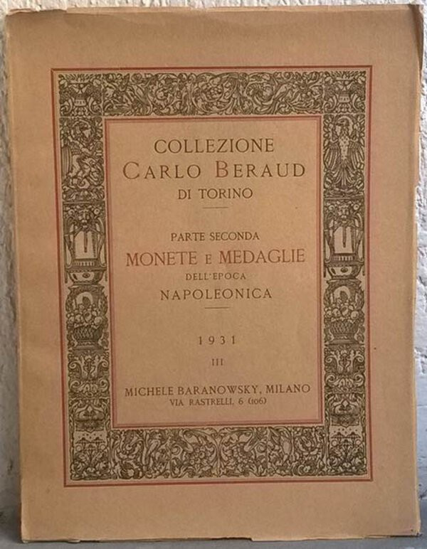 BARANOWSKY Michele - Milano, 23 febbraio 1931. Collezione Carlo BERAUD di Torino...