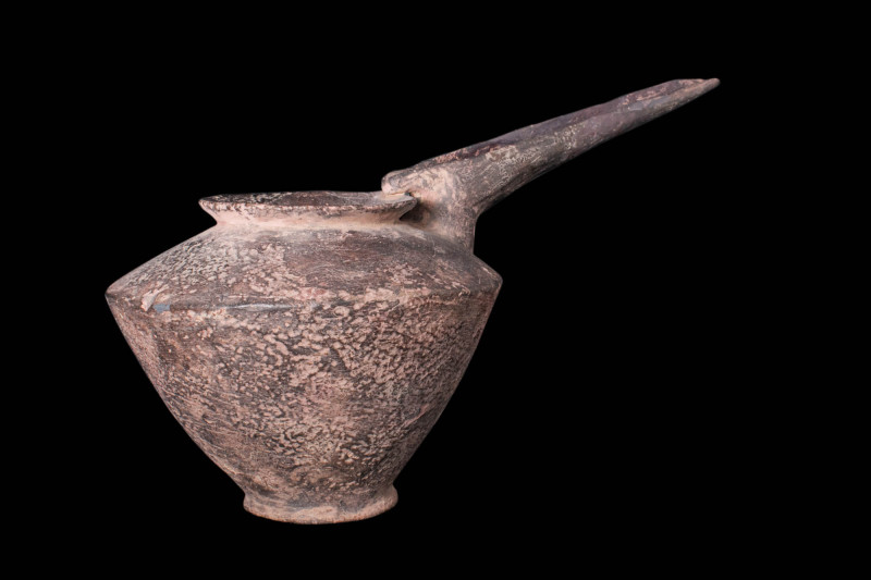 AMLASH TERRACOTTA VESSEL WITH LONG SPOUT

 Ca. 1200 - 800 BC A large Amlash gr...