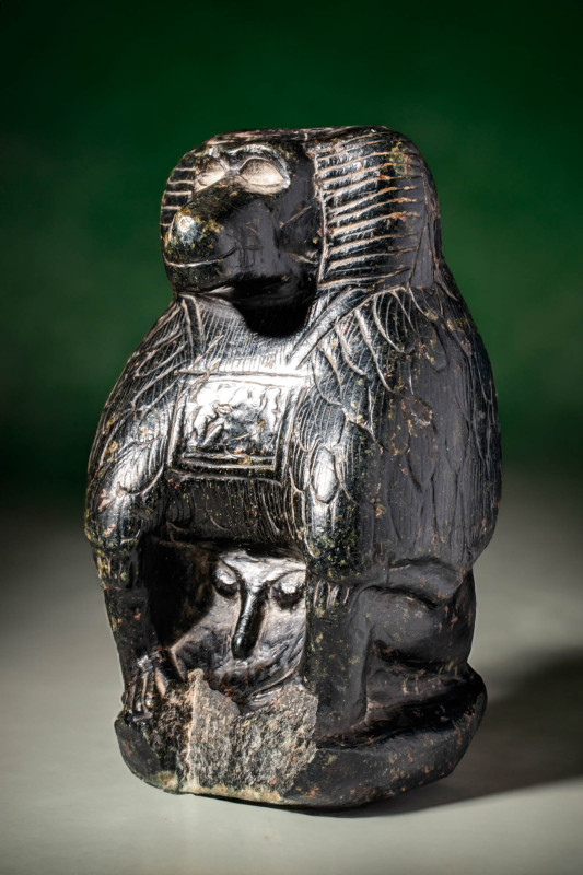 EGYPTIAN STEATITE BABOON

 Late Period, Ca. 664 - 332 BC An Egyptian carved st...